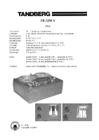 Tandberg TB-1200-X - Schematic 